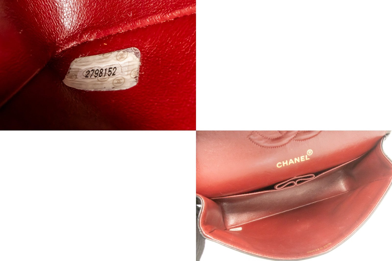 Chanel Classic Flap Lambskin Black Leather Crossbody Bag Bag (Pre-Owned)