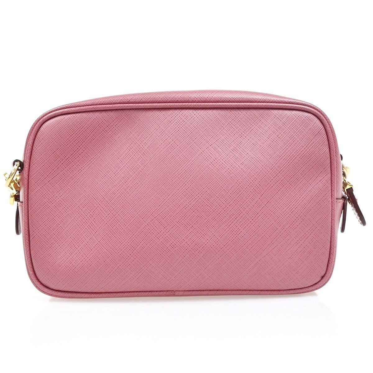 Salvatore Ferragamo Gancini Leather Pink Leather Shoulder Bag Bag (Pre-Owned)