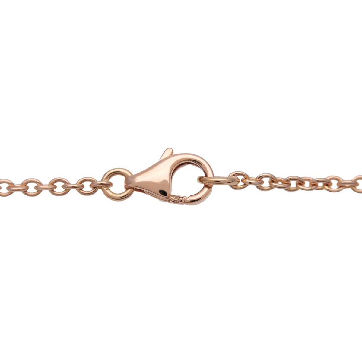 Cartier Love Interlocking 18K Rose Gold Gold Rose_Gold Necklace Jewelry (Pre-Owned)