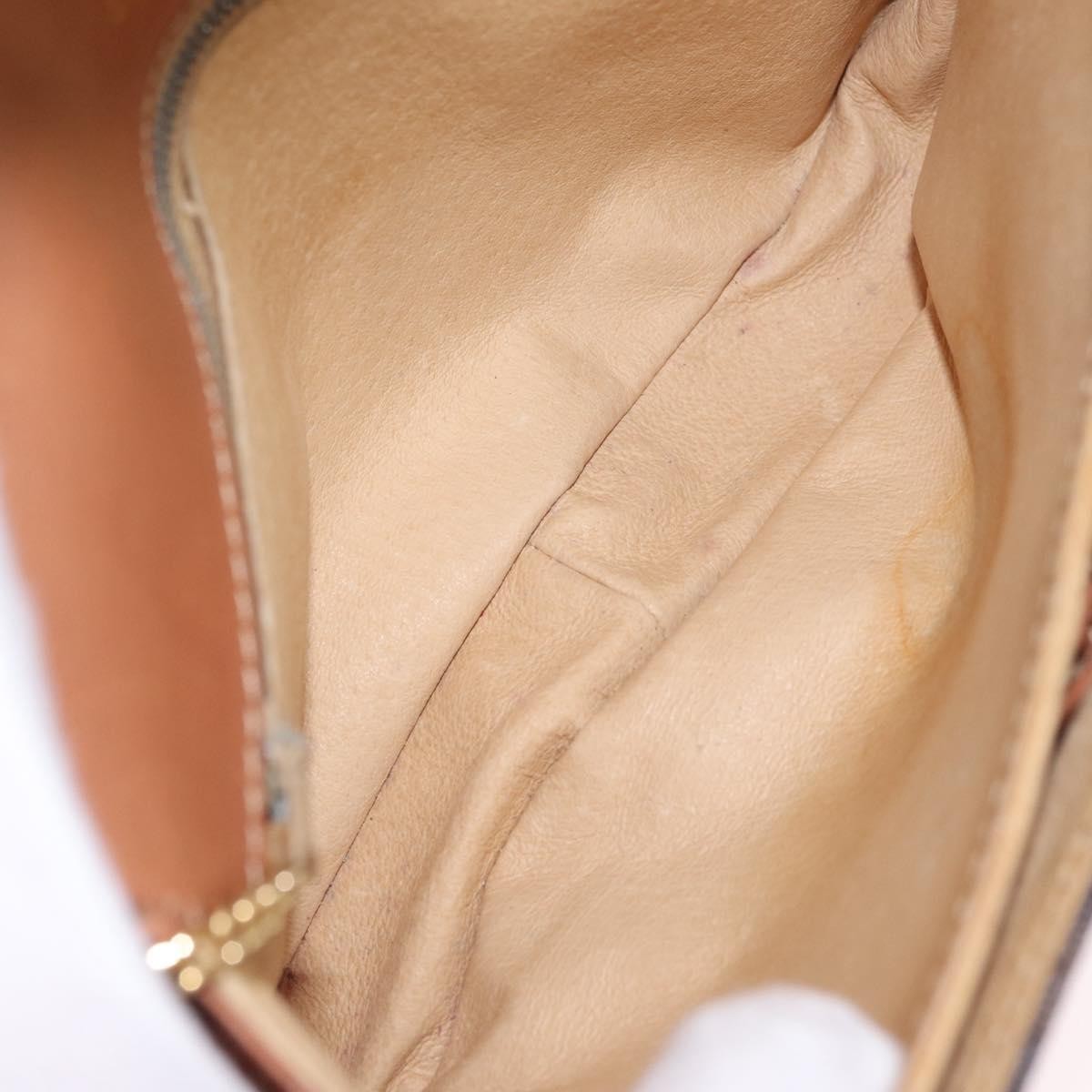 Celine Macadam Shoulder Canvas Brown Canvas Crossbody Bag Bag (Pre-Owned)