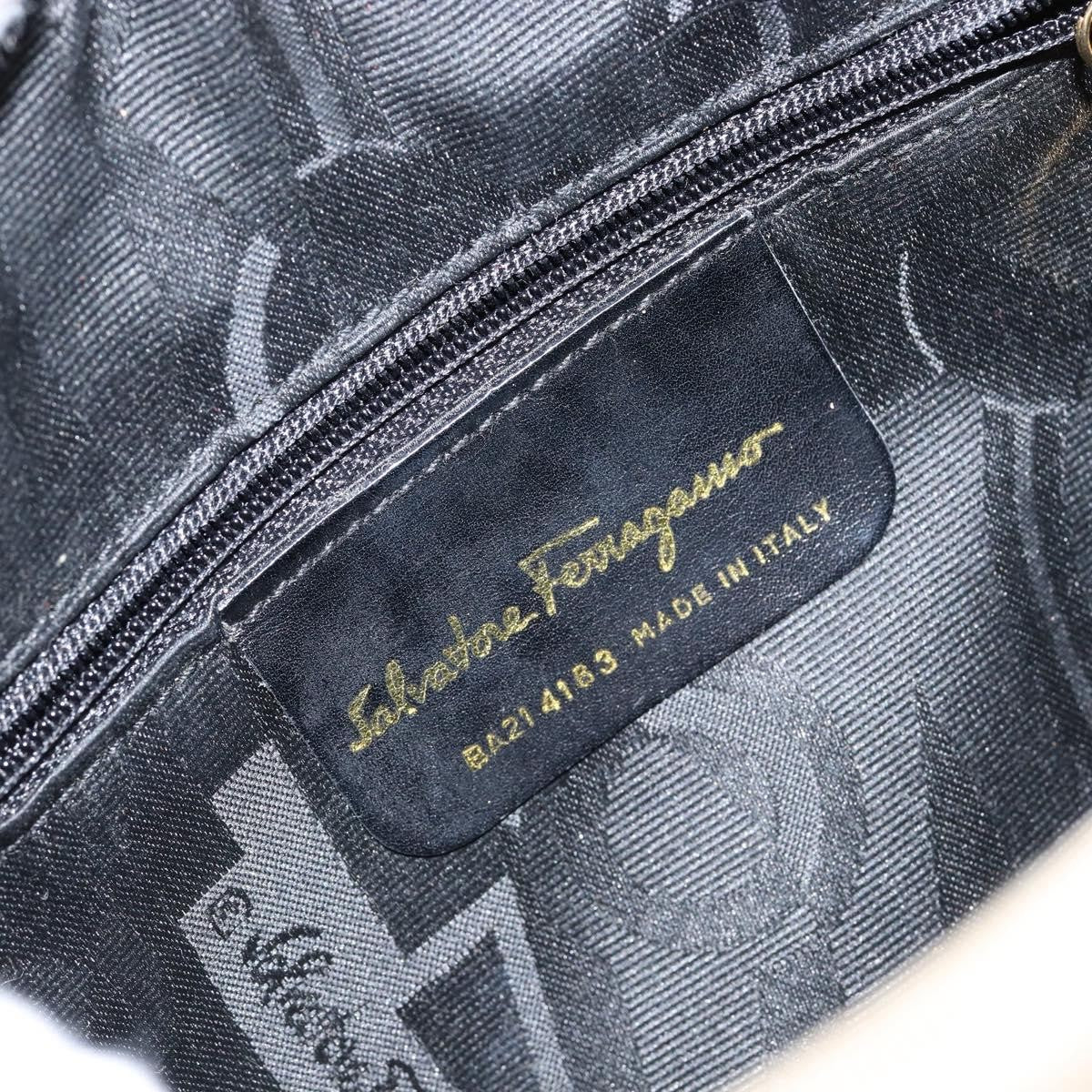 Salvatore Ferragamo Vala Suede Beige Suede Shoulder Bag Bag (Pre-Owned)