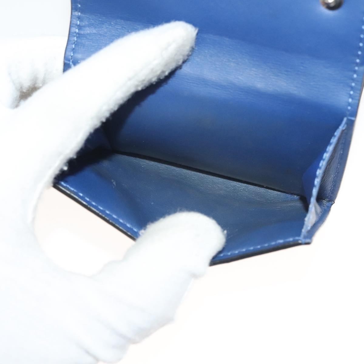 Louis Vuitton Discovery Monogram Taigarama Blue Leather Wallets Accessory (Pre-Owned)