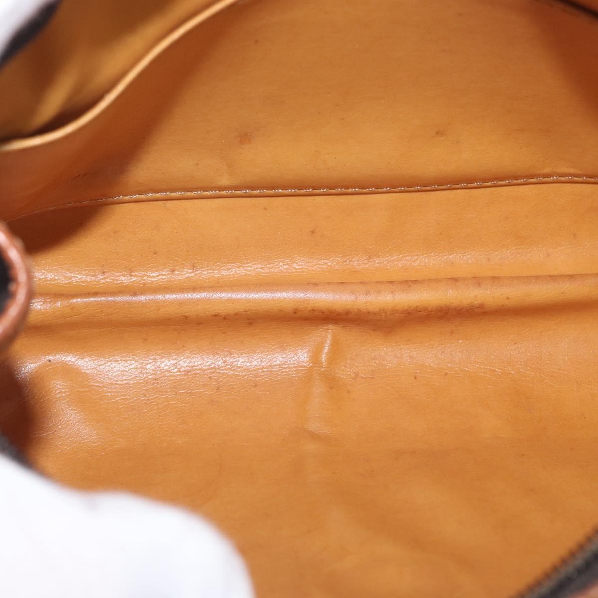 Celine Macadam Pochette Canvas And Leather Brown Canvas Clutche & Pouche Bag (Pre-Owned)