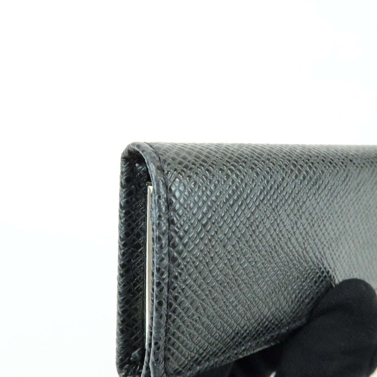 Louis Vuitton Multiclés 4 Cuir Verni Black Leather Wallets Accessory (Pre-Owned)