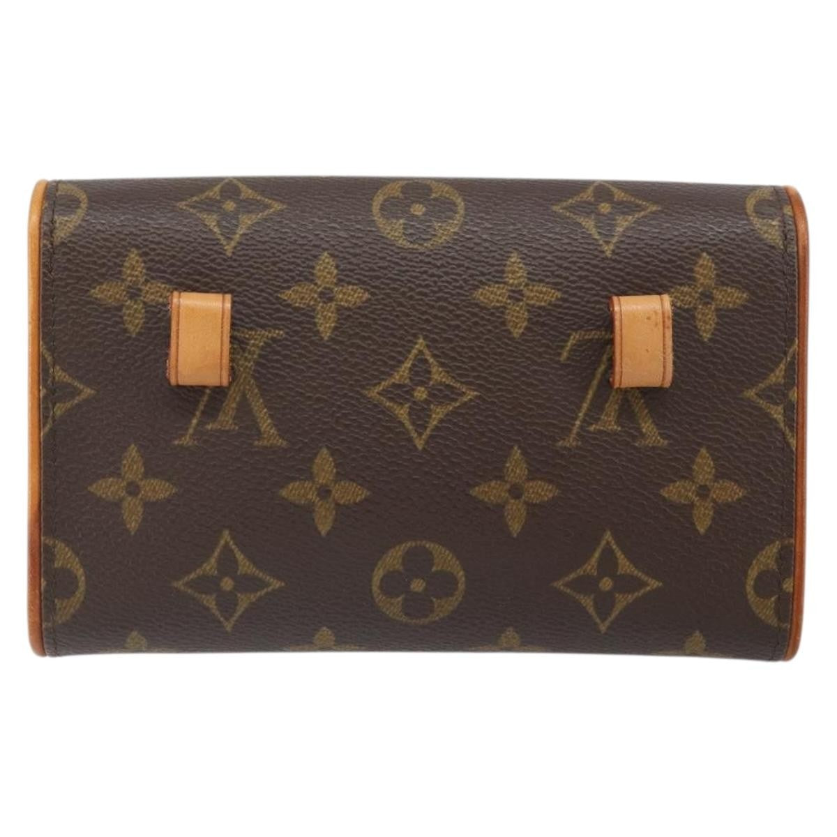 Louis Vuitton Florentine Pochette Canvas Brown Canvas Clutche & Pouche Bag (Pre-Owned)