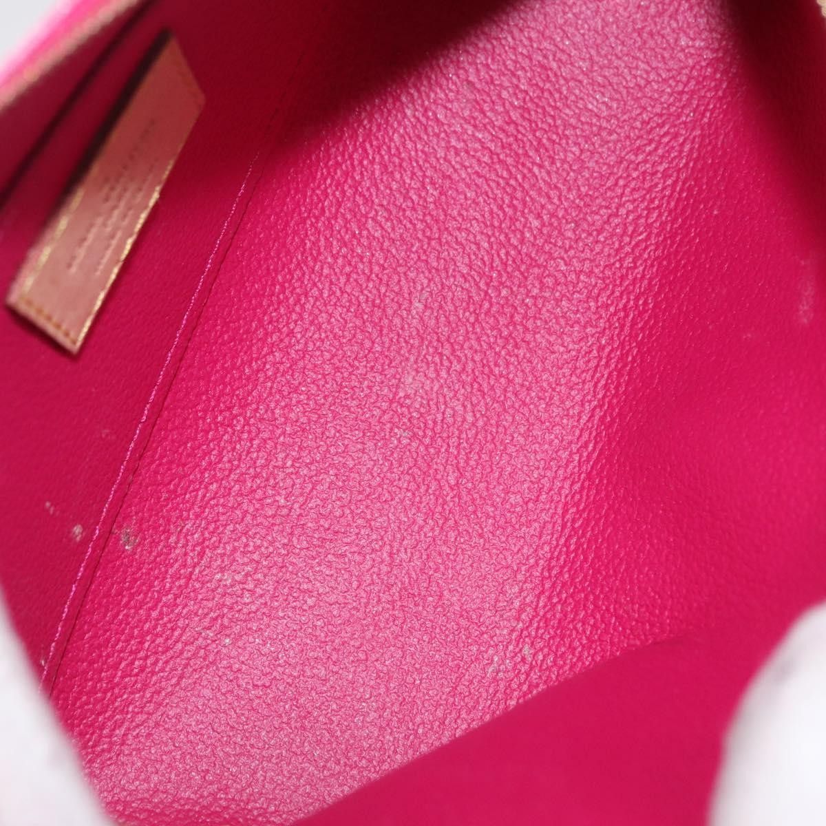 Louis Vuitton Cosmetic Case Limited Edition Monogram Vernis Ikat Pink Patent_Leather Toiletry Case Accessory (Pre-Owned)