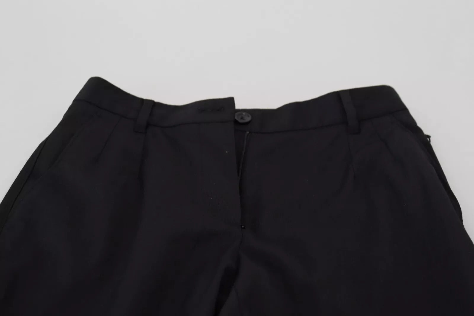 Dolce & Gabbana Black High Waist Skinny Trouser STAFF Women's Pants (Pre-Owned)