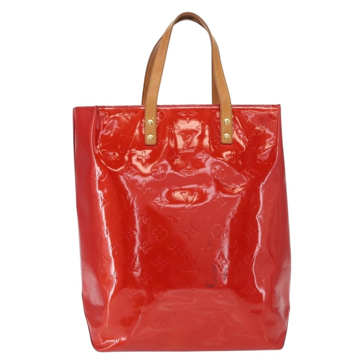 Louis Vuitton Reade Monogram Vernis Red Patent_Leather Handbag (Pre-Owned)
