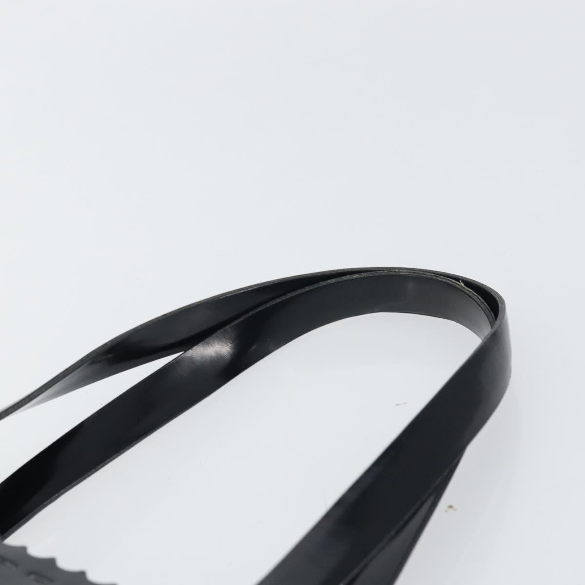 Prada Vintage Tote Tessuto With Leather Black Patent_Leather Tote Bag Bag (Pre-Owned)