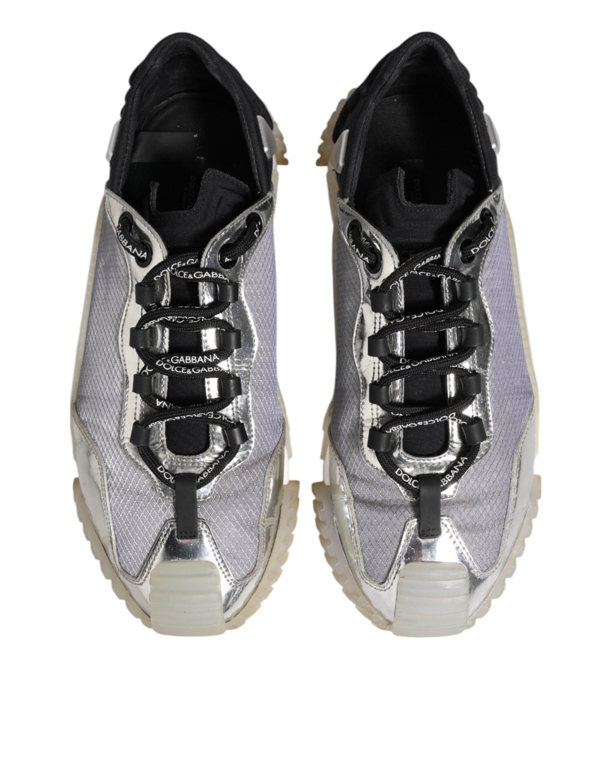 Dolce & Gabbana Multicolor Silver Logo Low Top NS1 Sneakers Women's Shoes (Pre-Owned)