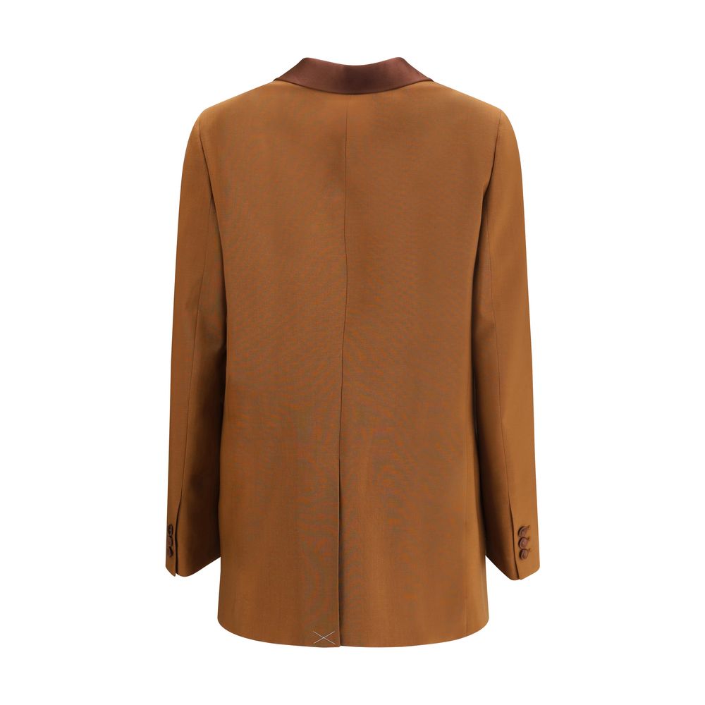 Fendi Brown Wool Women's Blazer
