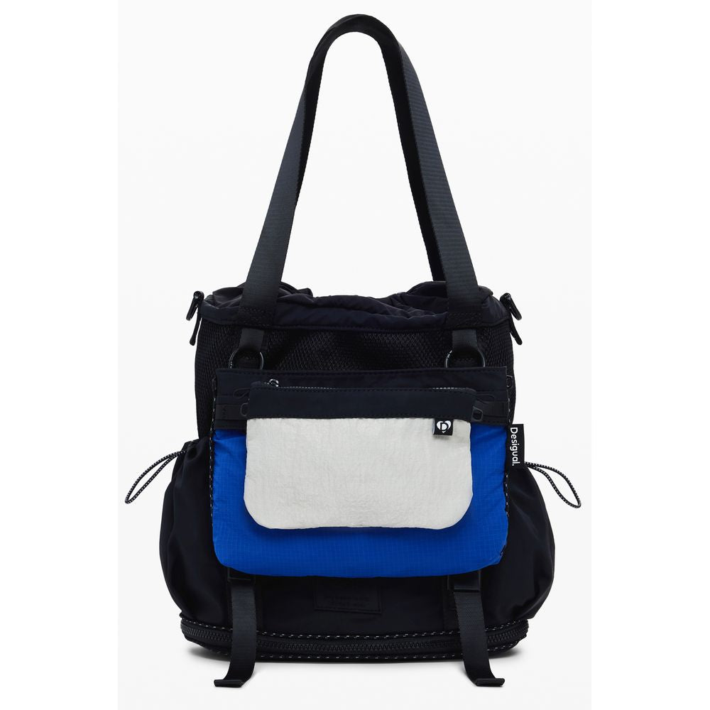 Desigual Black Polyester Women's Convertible Women's Bag