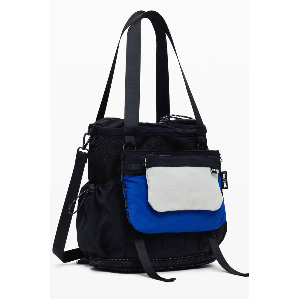 Desigual Black Polyester Women's Convertible Women's Bag