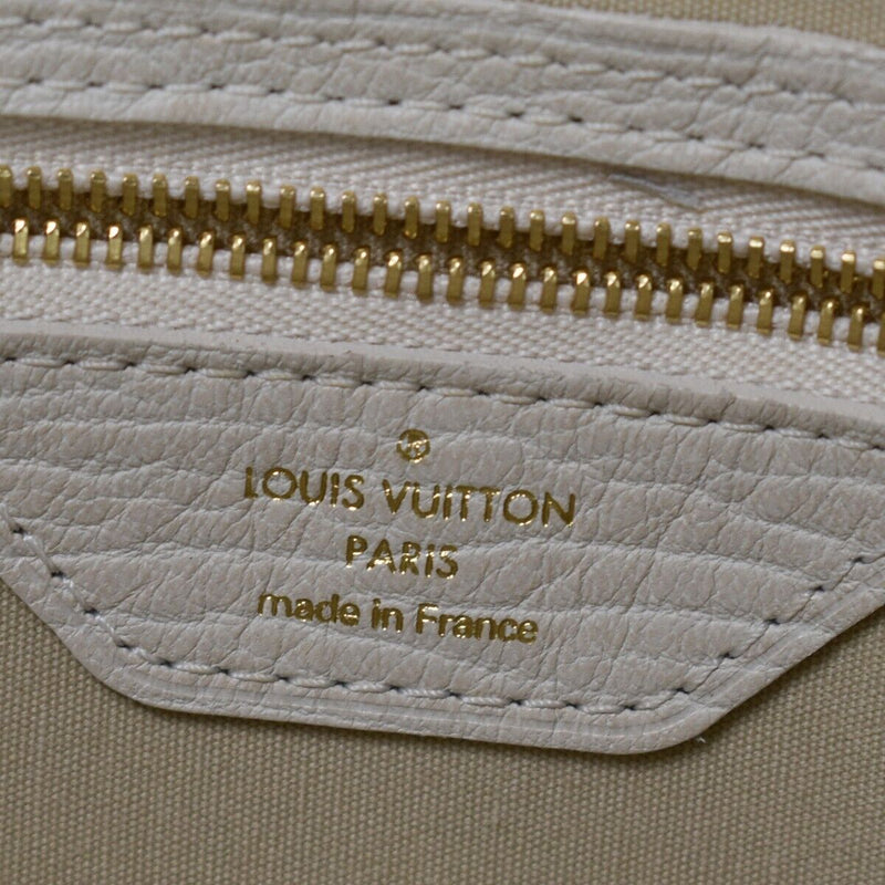 Louis Vuitton Bucket Pm Beige Canvas Tote Bag (Pre-Owned)