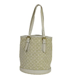 Louis Vuitton Bucket Pm Beige Canvas Tote Bag (Pre-Owned)