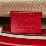 Gucci Dionysus Red Leather Shopper Bag (Pre-Owned)