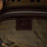 Fendi Baguette Brown Canvas Handbag (Pre-Owned)