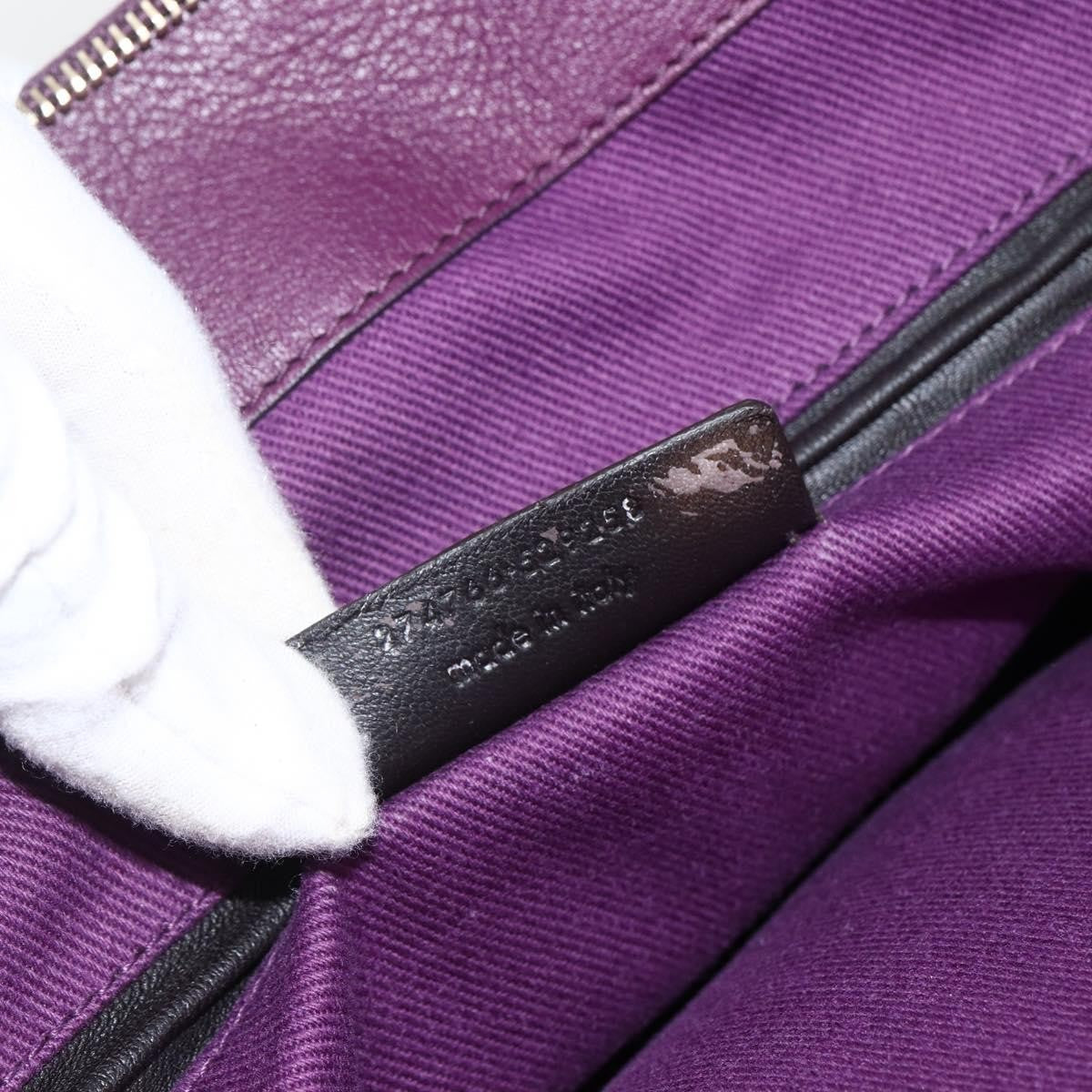 Saint Laurent Bicolor Muse Two Cabas Leather Purple Leather Tote Bag Bag (Pre-Owned)