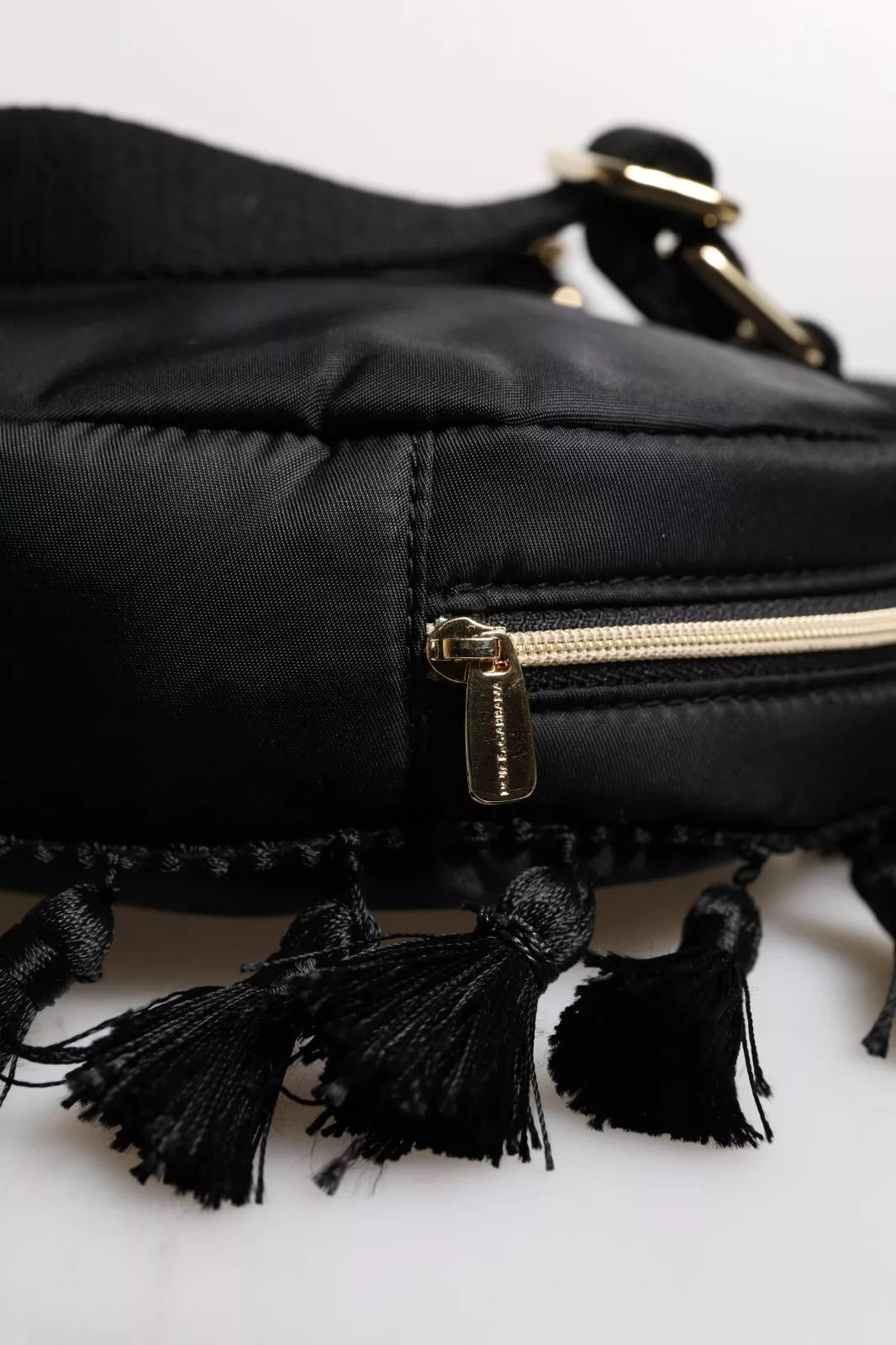 Dolce & Gabbana Black Heart L'Amore Patch Embellished Kids Women's Backpack (Pre-Owned)