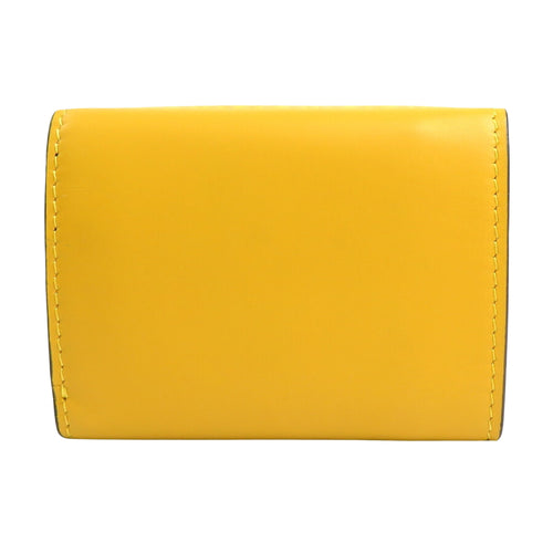 Fendi Yellow Leather Wallet  (Pre-Owned)