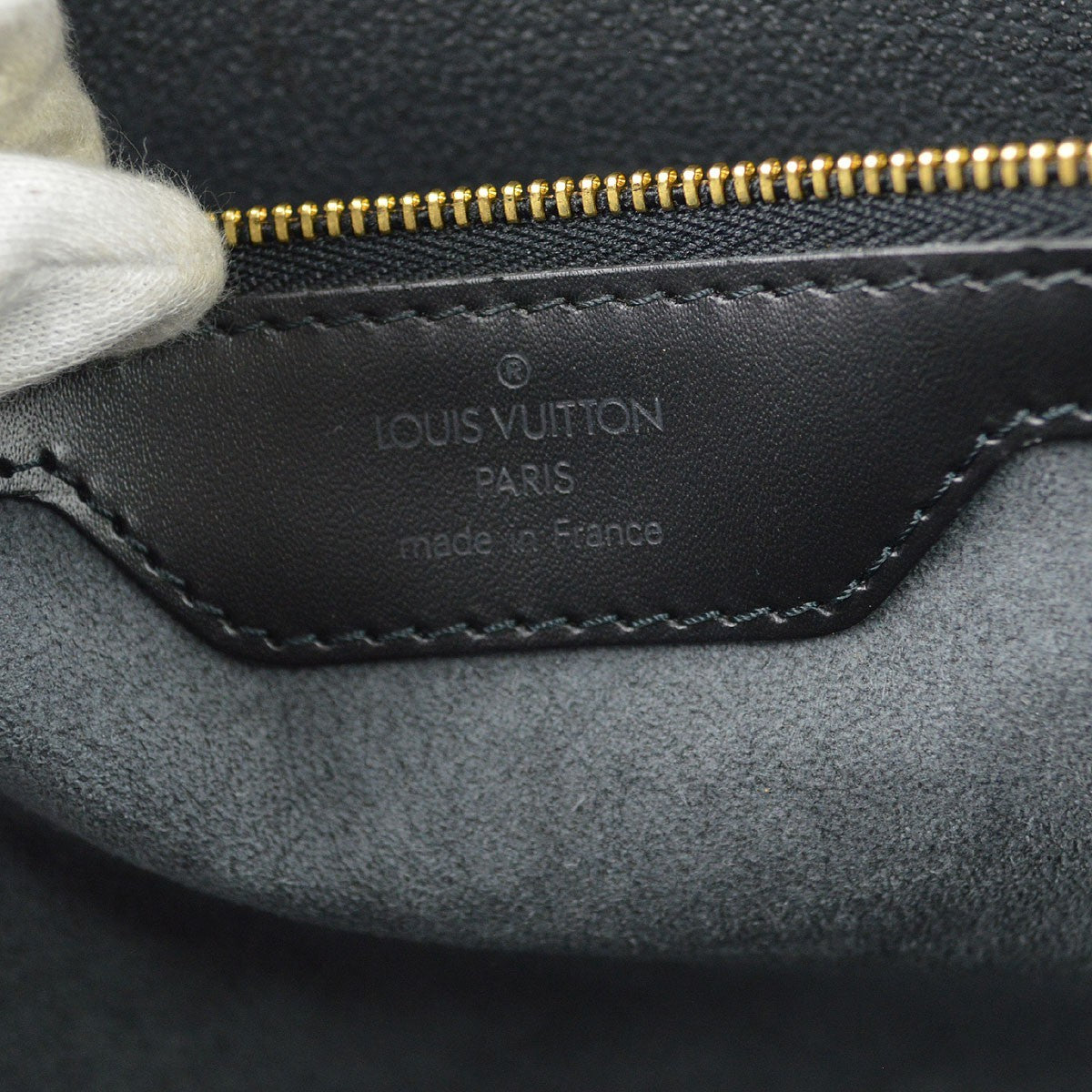 Louis Vuitton Sorbonne Epi Leather Black Leather Handbag (Pre-Owned)