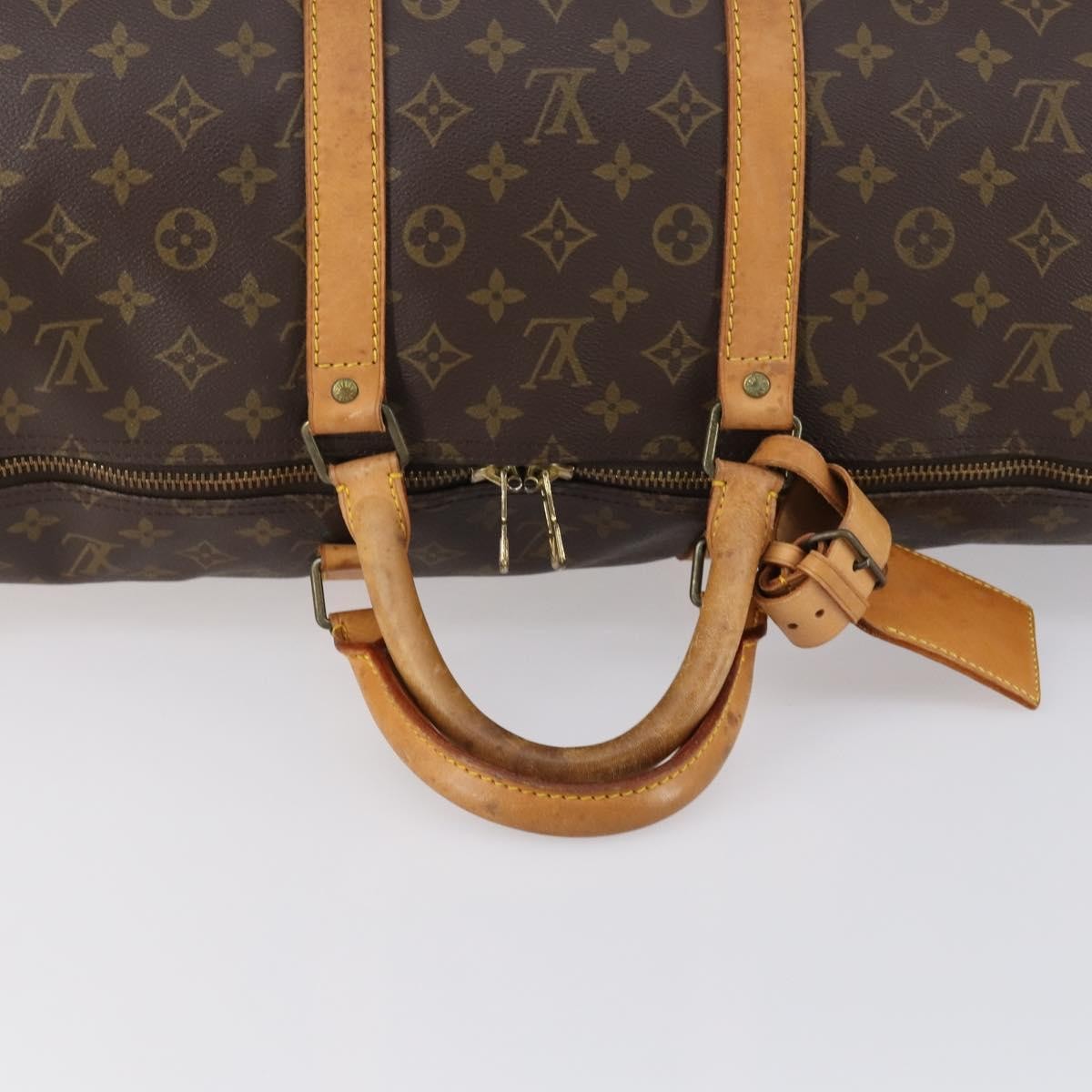 Louis Vuitton Keepall Monogram Canvas Brown Canvas Travel Bag Bag (Pre-Owned)