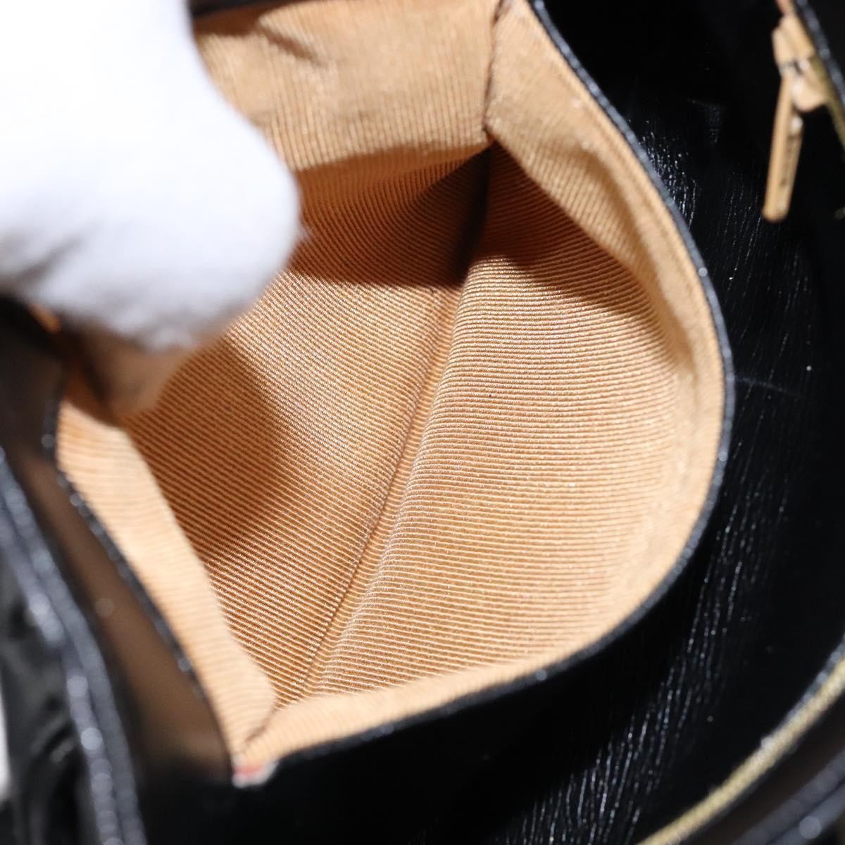 Givenchy Vintage 4G Leather Black Leather Shoulder Bag Bag (Pre-Owned)