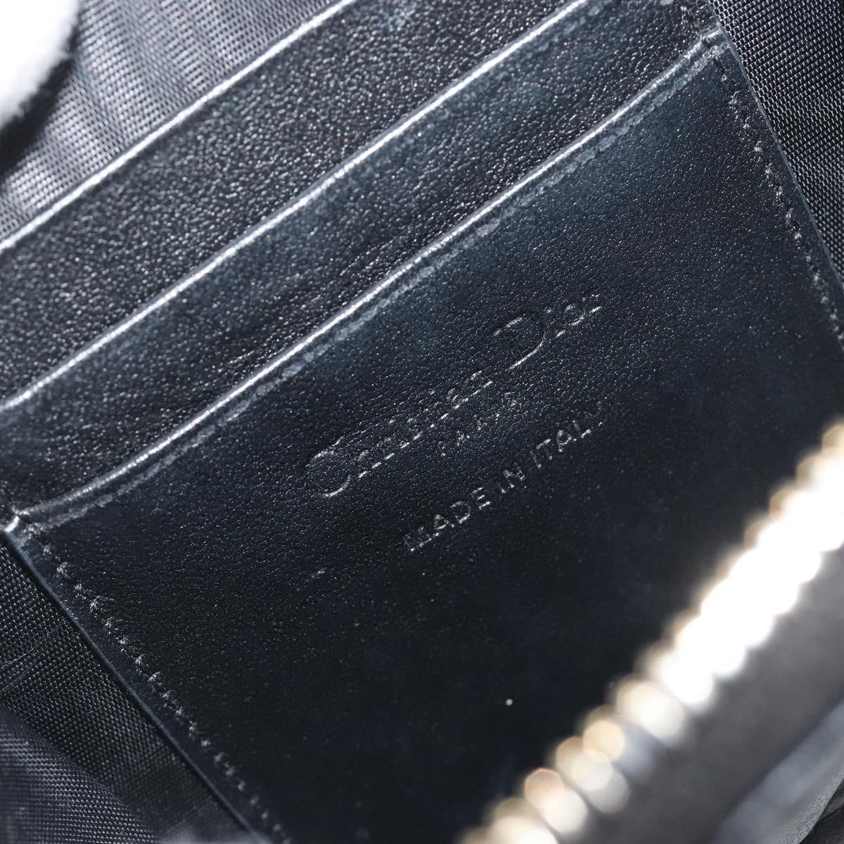 Christian Dior Lady Dior Phone Holder On Chain Cannage Quilt Lambskin Black Leather Shoulder Bag Bag (Pre-Owned)