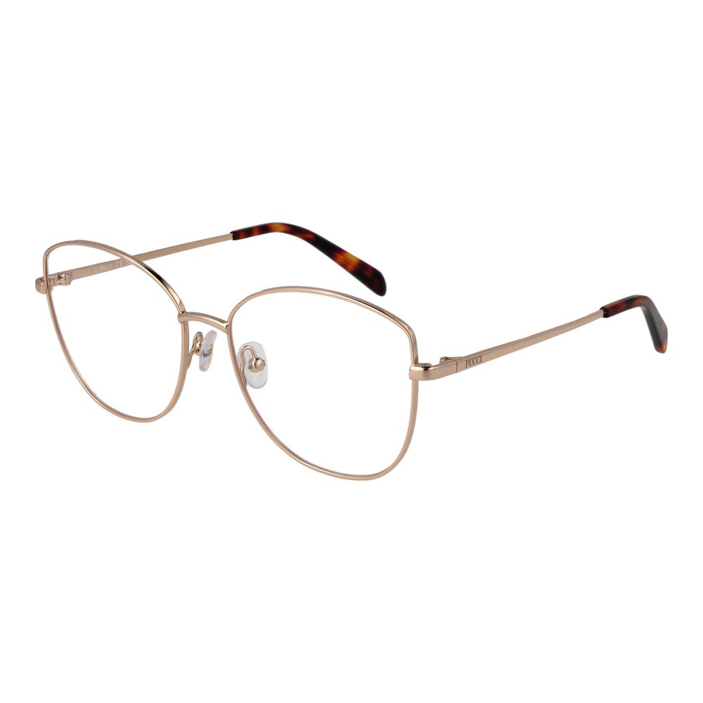 Emilio Pucci Rose Gold Metal Glasses Women's (Frames)