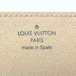 Louis Vuitton Porte Carte De Visite White Canvas Wallet  (Pre-Owned)