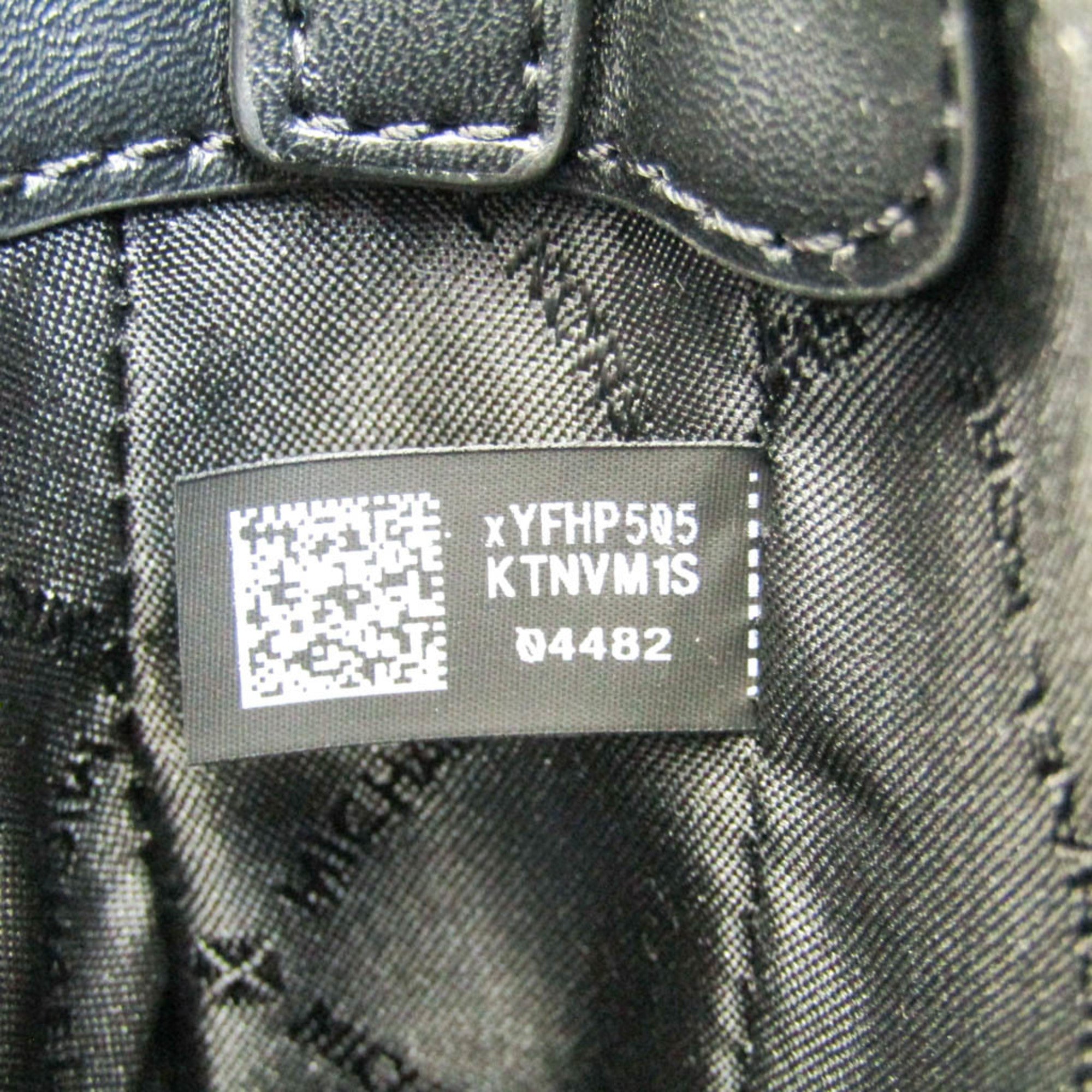 Michael Kors Black Leather Shopper Bag (Pre-Owned)
