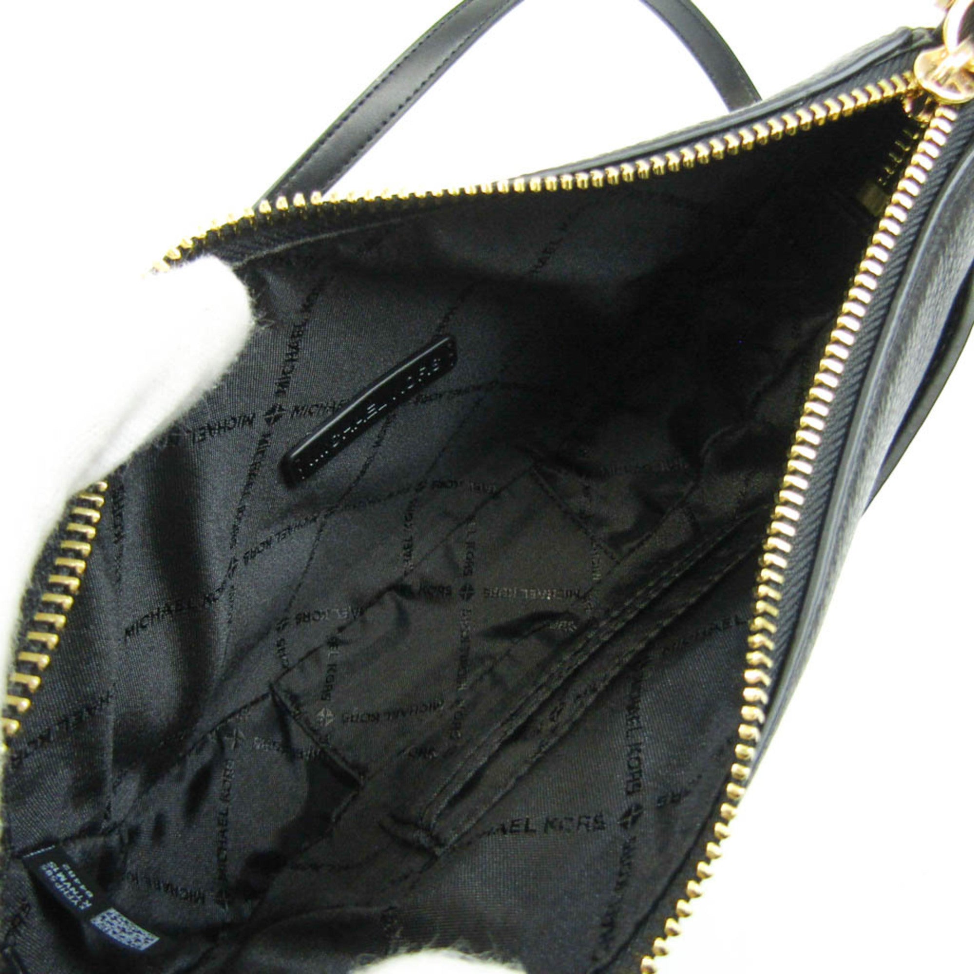 Michael Kors Black Leather Shopper Bag (Pre-Owned)