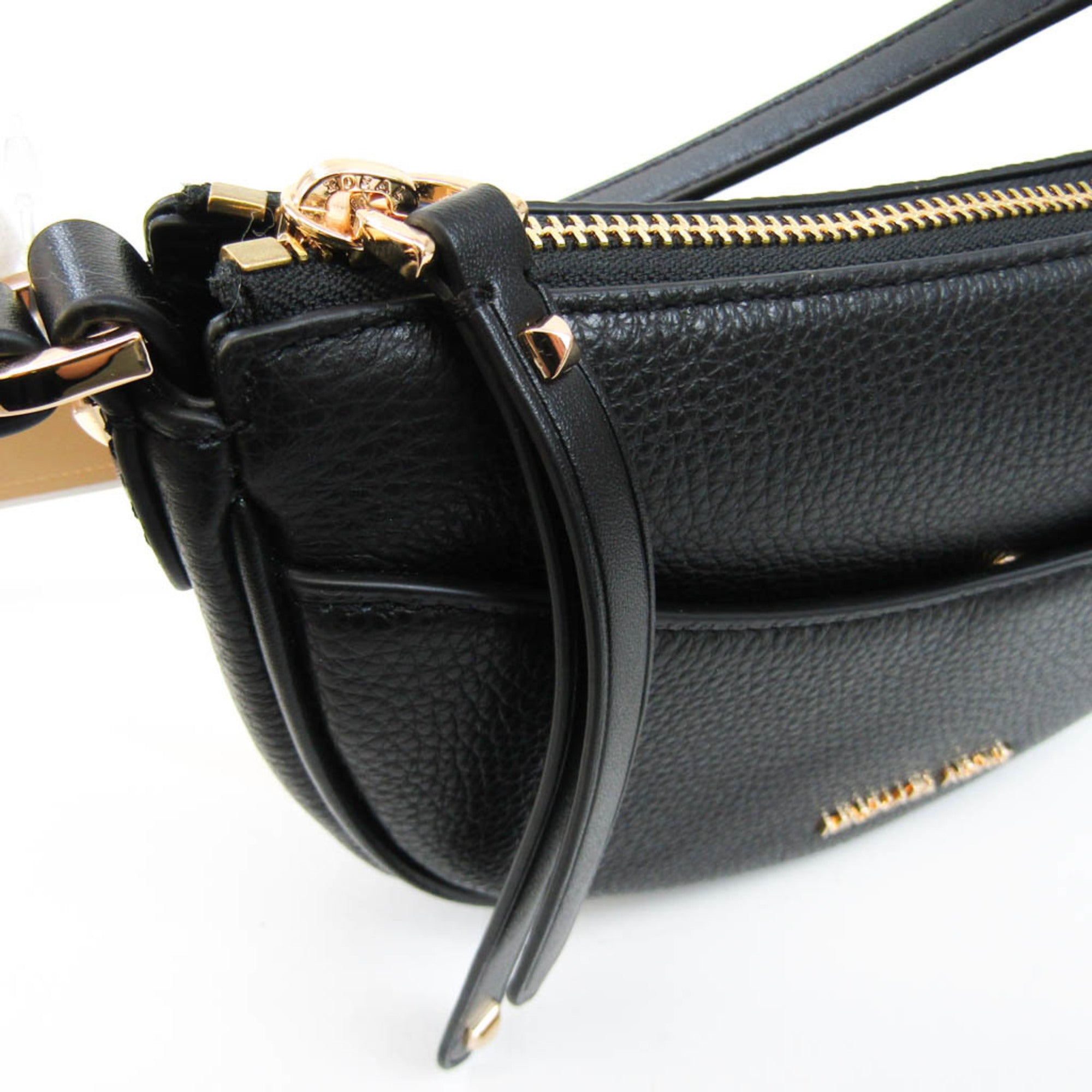 Michael Kors Black Leather Shopper Bag (Pre-Owned)
