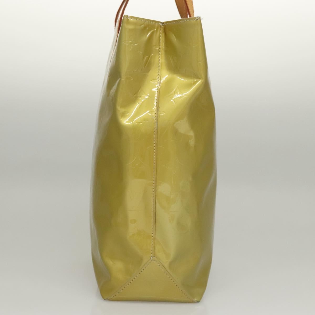 Louis Vuitton Reade Monogram Vernis Yellow Patent_Leather Tote Bag Bag (Pre-Owned)