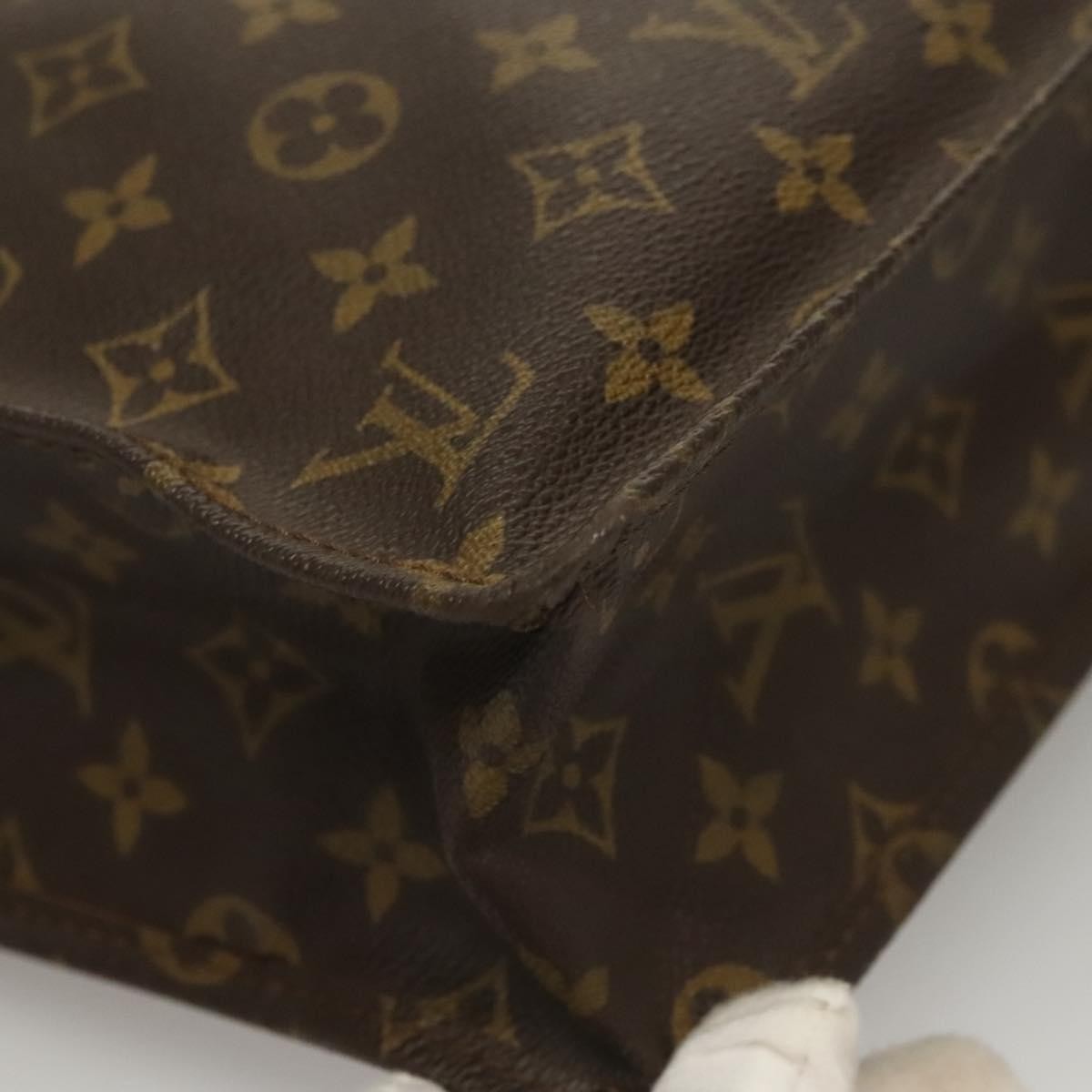 Louis Vuitton Vintage Sac Plat Monogram Canvas Brown Canvas Handbag (Pre-Owned)