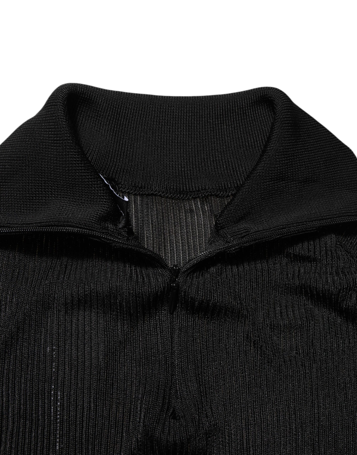 Dolce & Gabbana Black Viscose Turtle Neck Pullover Men's Sweater