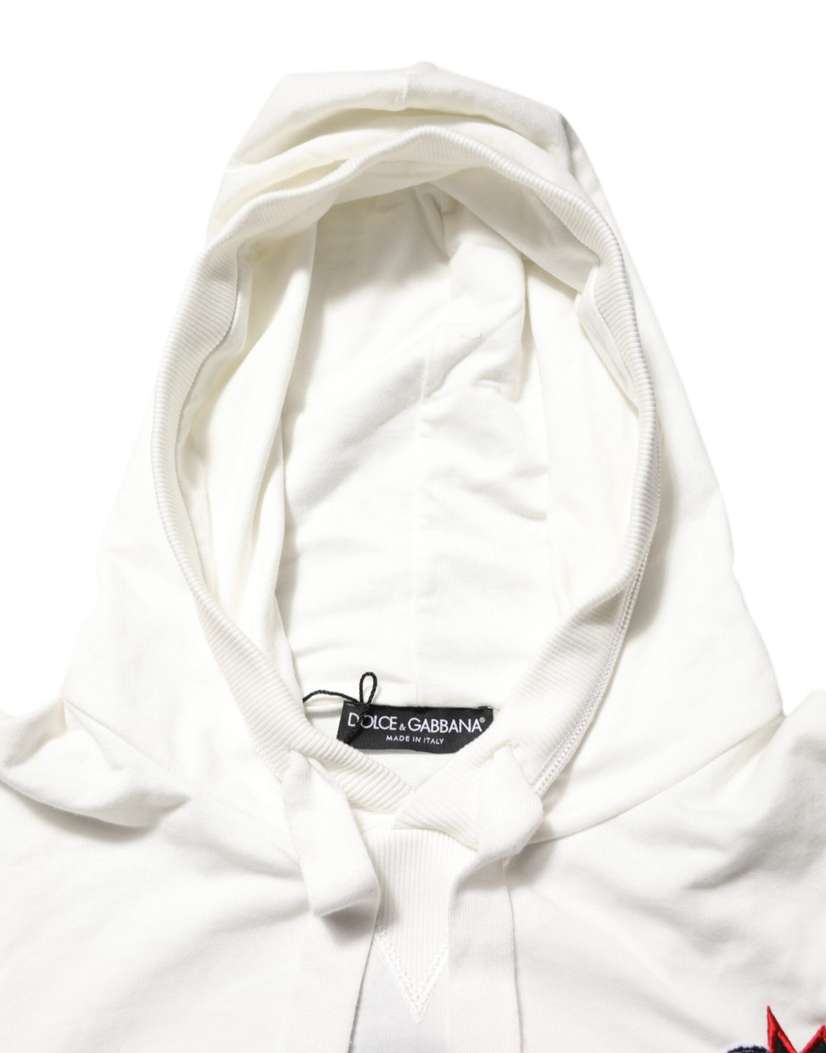 Dolce & Gabbana Off White Cotton Panda Hooded Sweatshirt Men's Sweater (Pre-Owned)