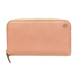 Gucci Interlocking Pink Leather Wallet  (Pre-Owned)