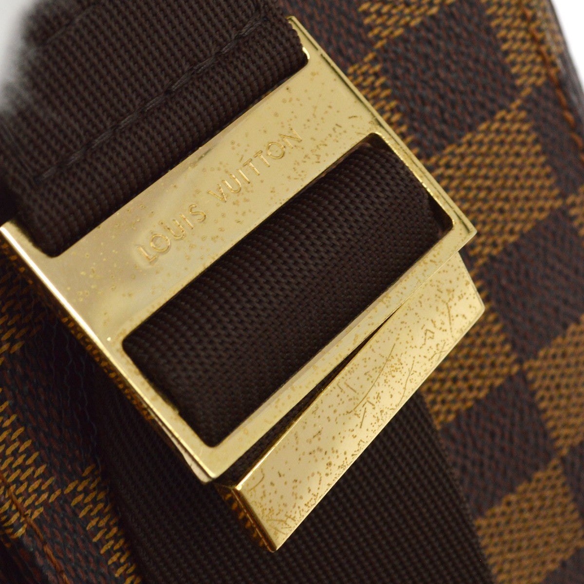 Louis Vuitton Geronimos Damier Brown Canvas Clutche & Pouche Bag (Pre-Owned)