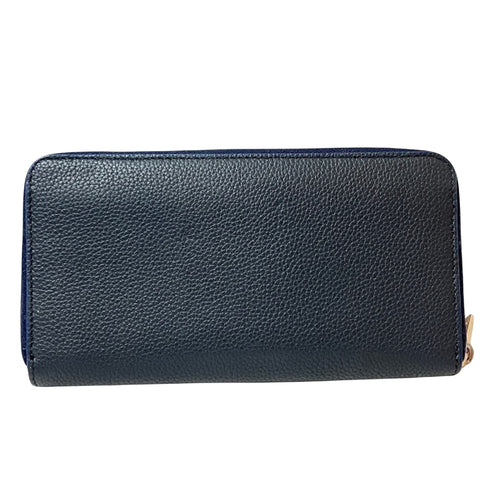Dior Navy Leather Wallet  (Pre-Owned)