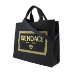Fendi Black Canvas Tote Bag (Pre-Owned)