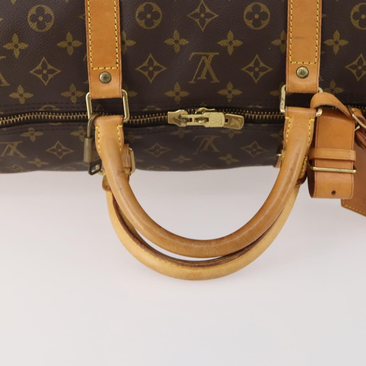 Louis Vuitton Keepall Monogram Canvas Brown Canvas Travel Bag Bag (Pre-Owned)