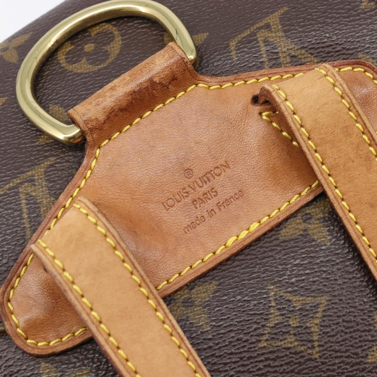 Louis Vuitton Vintage Montsouris Monogram Canvas Brown Canvas Backpack Bag (Pre-Owned)
