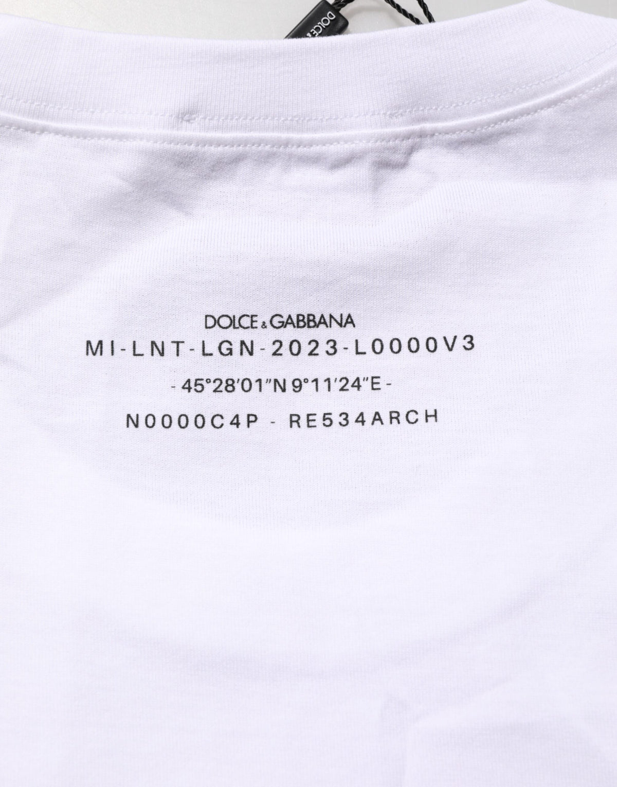 Dolce & Gabbana White Cotton Sleeveless Printed Tank Men's T-shirt