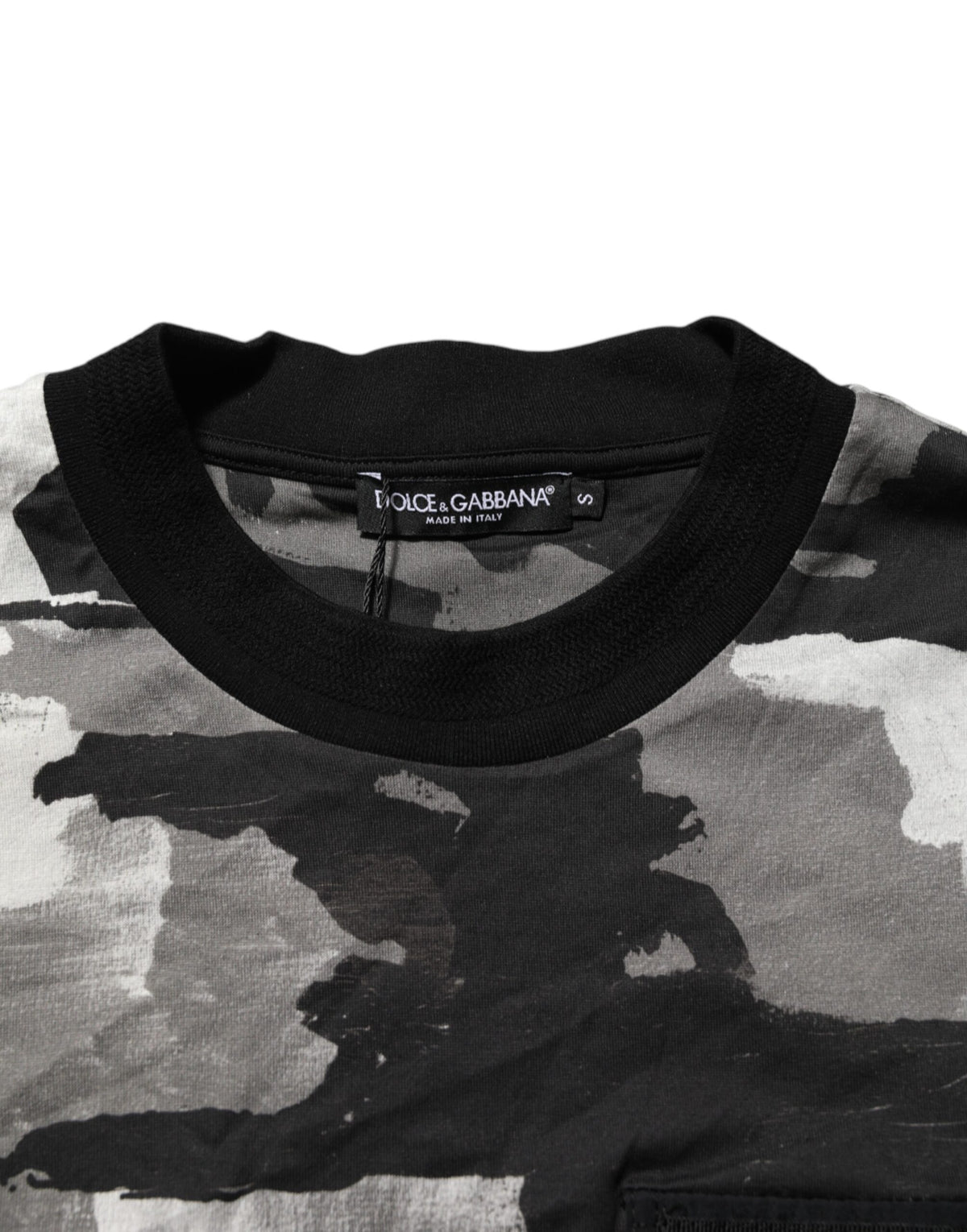 Dolce & Gabbana Multicolor Camouflage Men Short Sleeves Men's T-shirt
