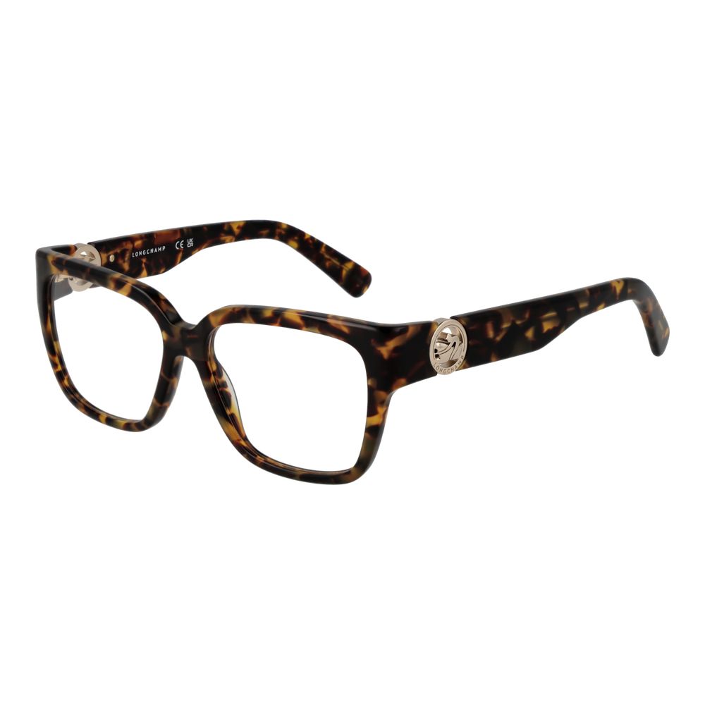 Longchamp Brown Acetate Glasses Women's (Frames)