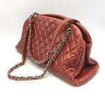 Chanel Mademoiselle Red Leather Handbag (Pre-Owned)