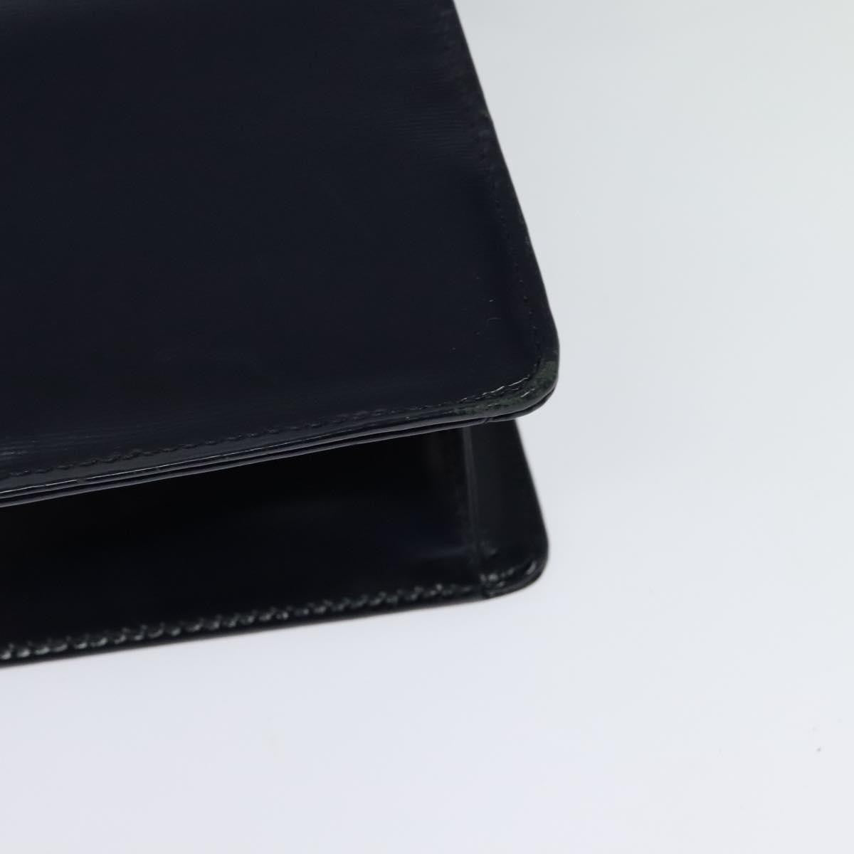 Saint Laurent Vintage Flap Leather Black Leather Shoulder Bag Bag (Pre-Owned)