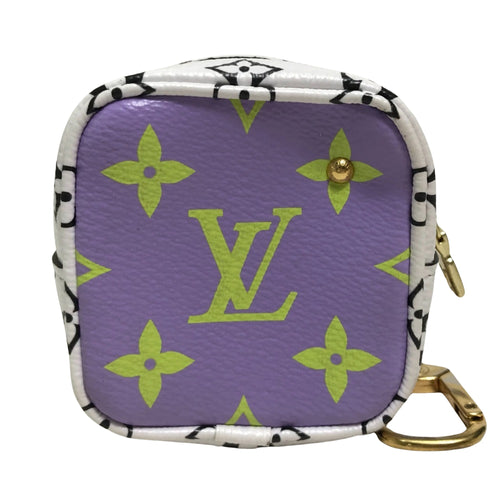 Louis Vuitton Cube Purple Canvas Wallet  (Pre-Owned)