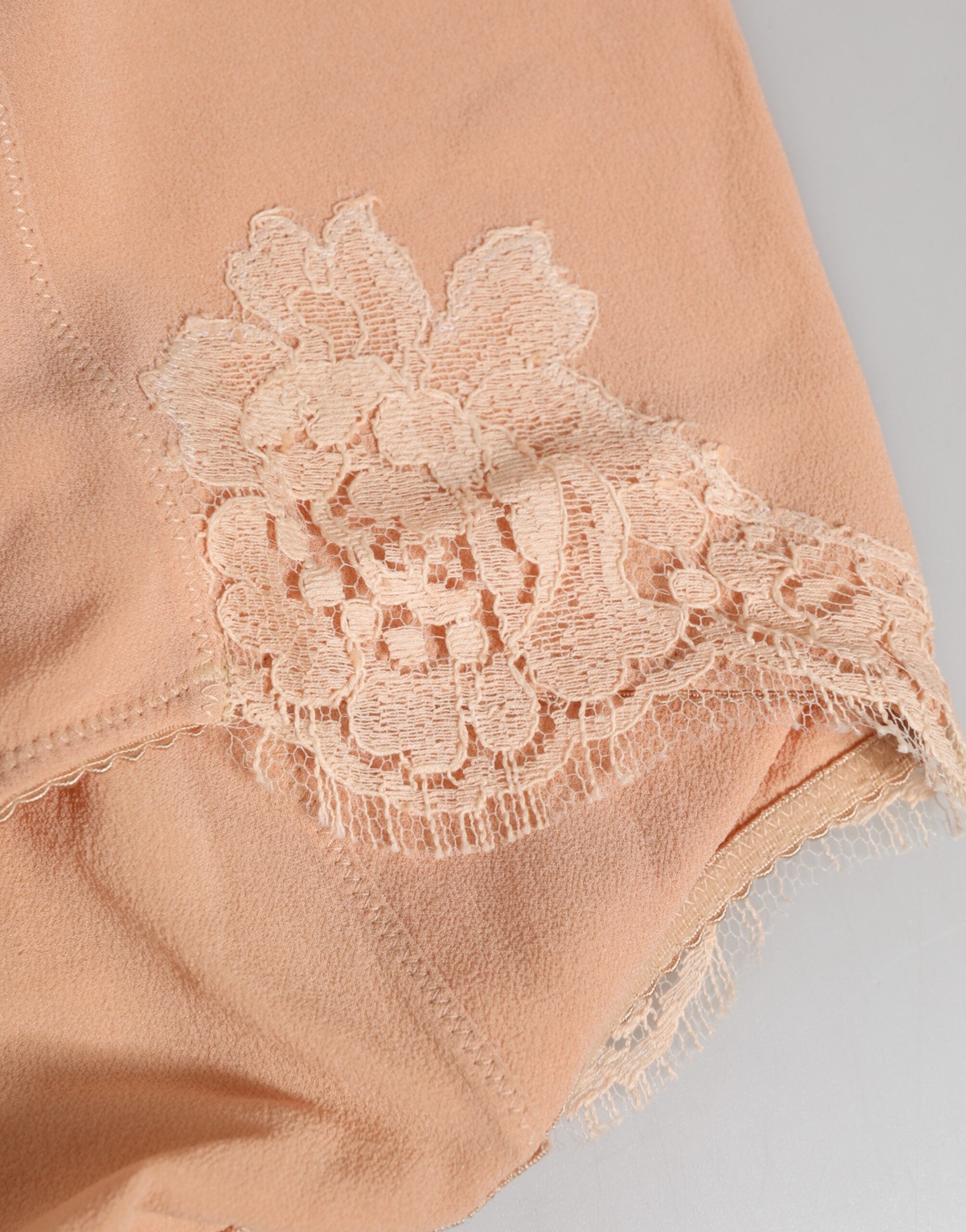 Dolce & Gabbana Beige Silk Stretch High Waist Girdle Women's Underwear